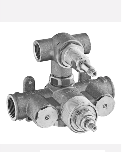 Thermostatique mural 2 sorties L-Spout Cifial