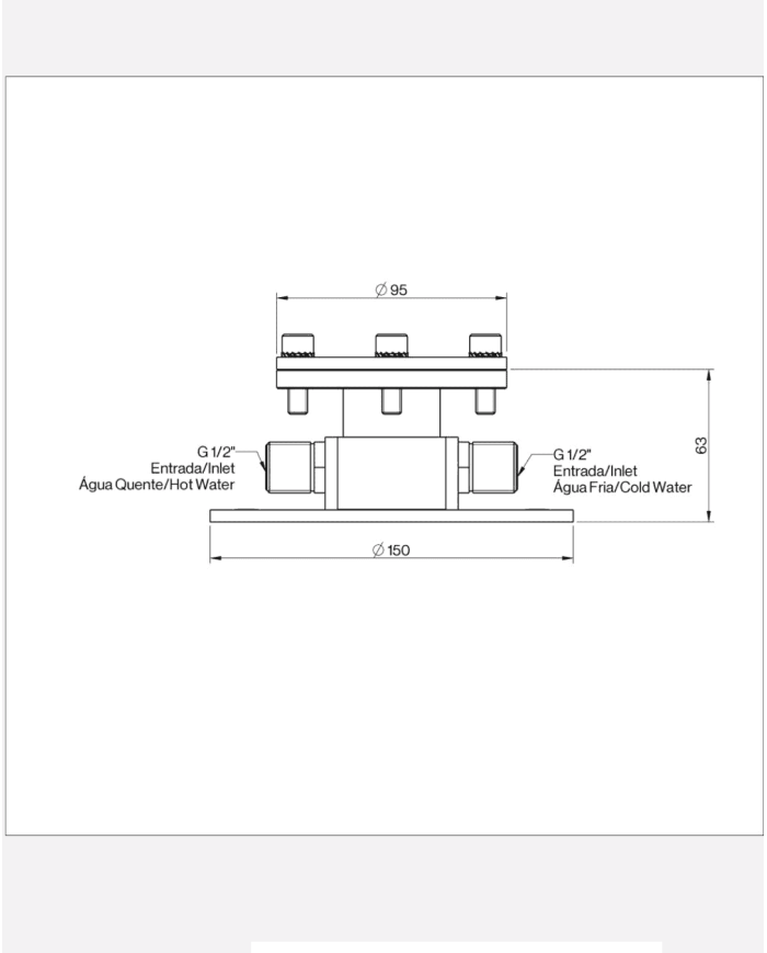 Mélangeur au sol baignoire M3 - Cifial