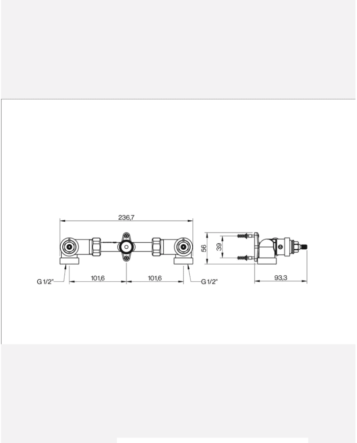 Mélangeur lavabo encastré 3 trous M3 - Cifial
