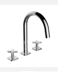 Mitigeur lavabo 3 trous manettes TX300 - Cifial