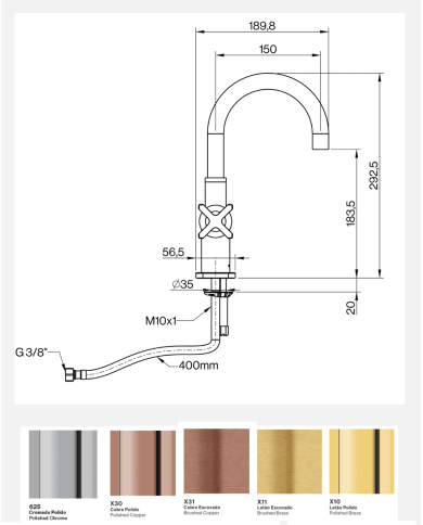 Mitigeur monotrou lavabo TX300 - Cifial