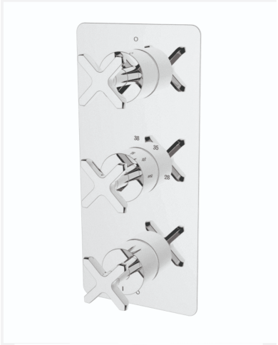 Mitigeur vertical douche thermostatique 3 sorties TX300 - Cifial