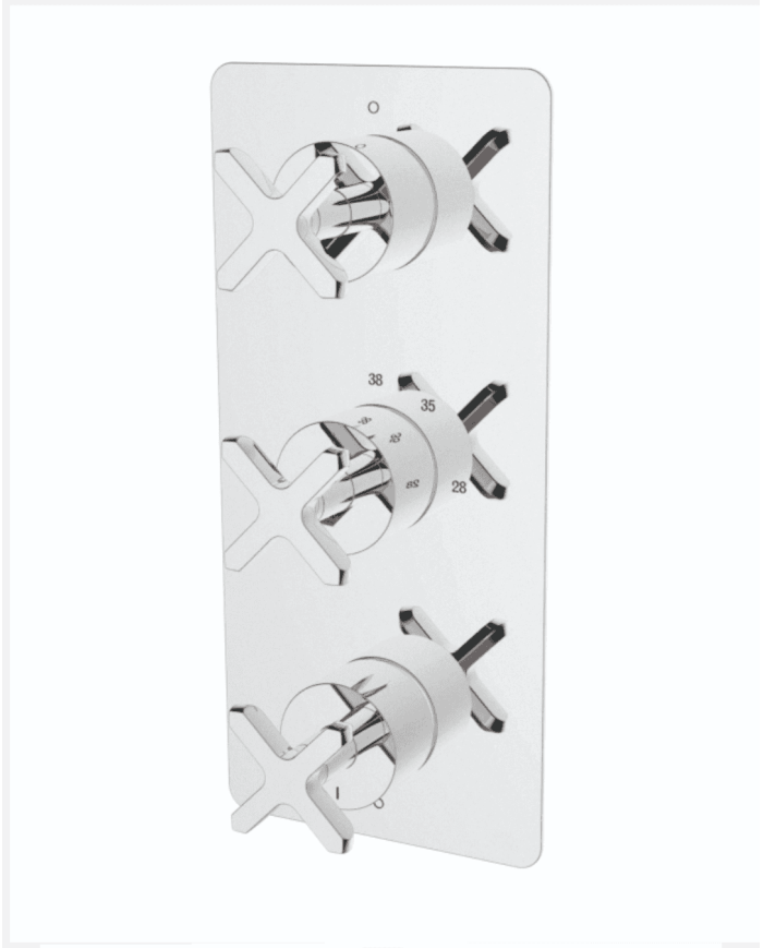 Mitigeur vertical douche thermostatique 3 sorties TX300 - Cifial