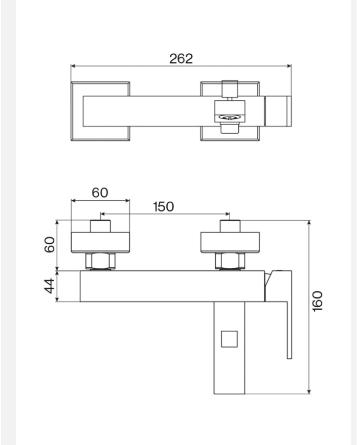 Mélangeur baignoire douche R90 - Cifial