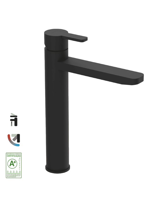 mélangeur lavabo cifial | Lounge haut rétro chrome or