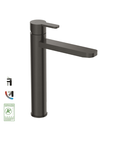 mélangeur lavabo cifial | Lounge haut rétro chrome or