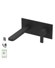 Mélangeur lavabo encastré noir mat Cifial Lounge, design élégant et moderne