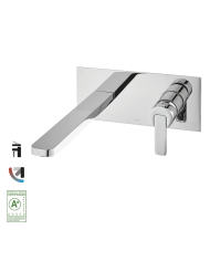 Mélangeur lavabo encastré chromé Cifial Lounge, design moderne, levier unique