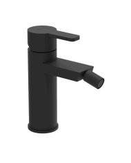 Mélangeur lavabo noir mat élégant Lounge Cifial, design cylindrique moderne