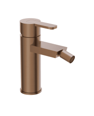 Mélangeur lavabo Lounge Cifial en finition cuivrée, design épuré, bec orientable