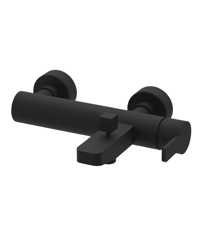 Mélangeur baignoire douche Lounge Cifial, finition noire mat, design moderne et élégant