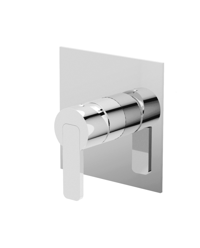 Mitigeur douche encastré chromé Lounge, design élégant, marque Cifial.