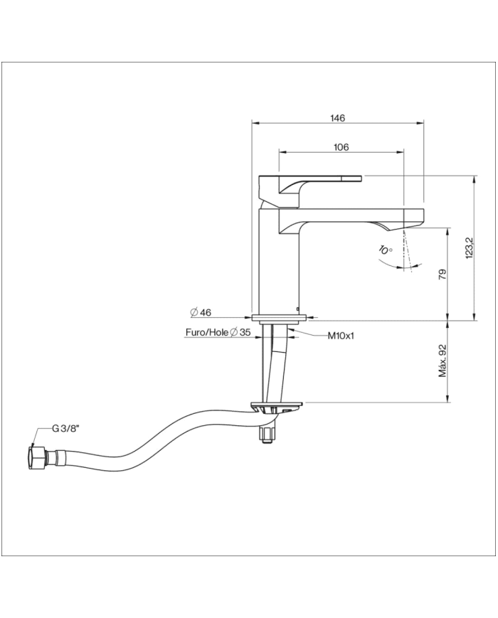 Mitigeur Techno 251 - Cifial