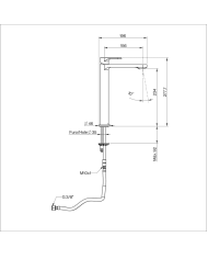 Mitigeur haut Techno 251 - Cifial