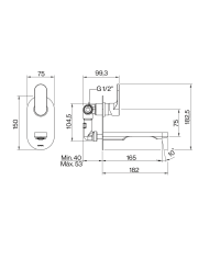 Robinet mitigeur Techno 251 - Cifial