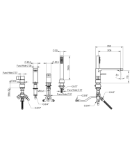 Mitigeur bain douche Techno 251 - Cifial