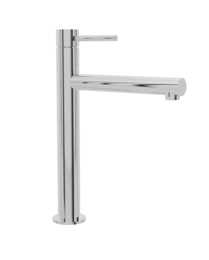 Mitigeur lavabo haut monocommande ST25S en chrome poli - Cifial, design élégant et finitions brillantes.