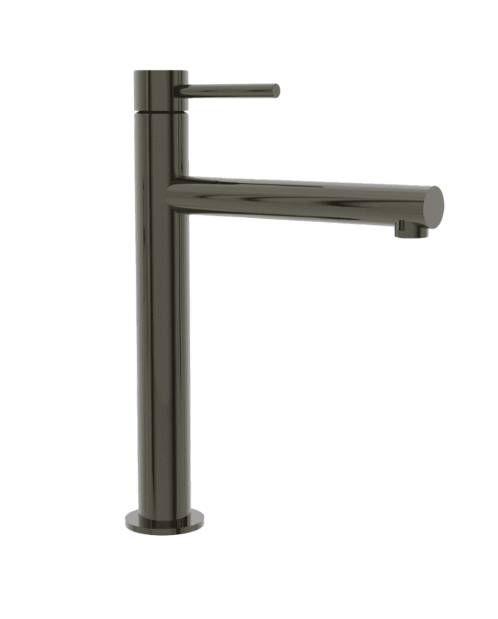 Mitigeur lavabo haut monocommande noir mat ST25S par Cifial, design élégant et finition durable.