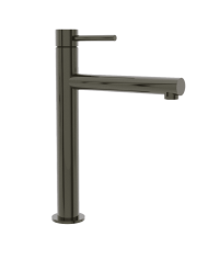 Mitigeur lavabo haut monocommande noir mat ST25S par Cifial, design élégant et finition durable.