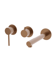 Mélangeur douche encastré Cifial | 3 trous laiton massif