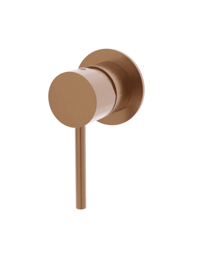 Mélangeur de douche rond en bronze ST25S Cifial, design minimaliste et élégant