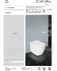 WC suspendu blanc chauffé Cifial avec éclairage intégré et design moderne.