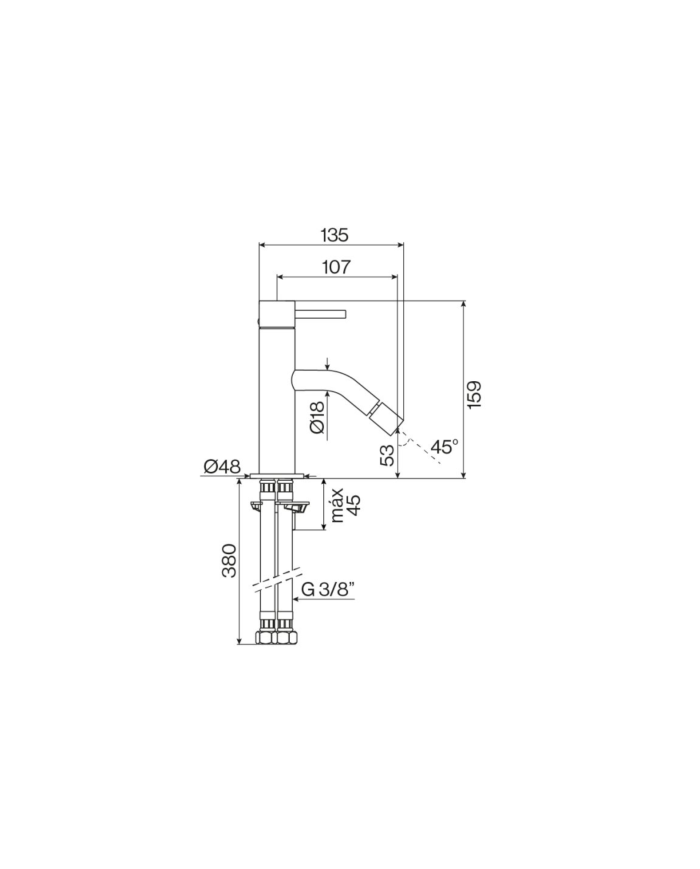 mitigeur bidet cifial | Robinetterie rétro ST25