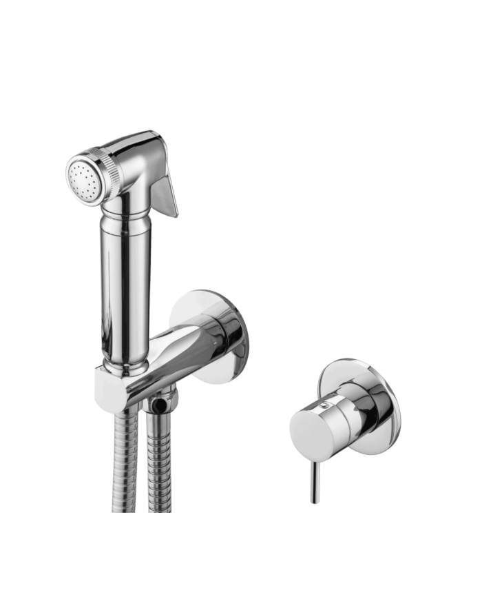 Mitigeur pour bidet ST25 en chrome par Cifial avec flexible et robinet mural