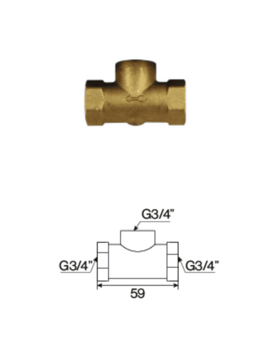 Robinet d'arrêt 3/4 ST25 - Cifial