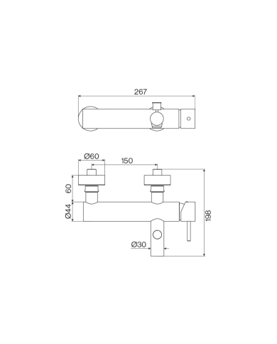 Mélangeur baignoire City - Cifial