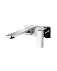 mélangeur lavabo cifial | encastré Life chrome/noir