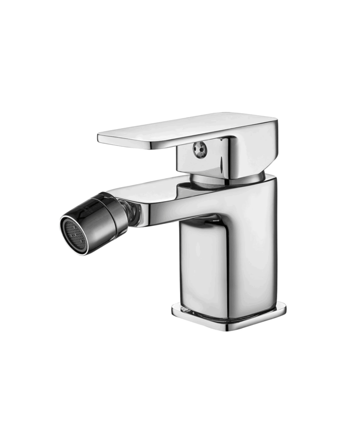 Mélangeur bidet monocommande Life Cifial en chrome, design moderne et finition élégante.