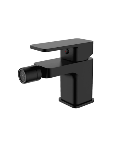 Mélangeur bidet monocommande Life Cifial, design moderne en noir mat, finition élégante.