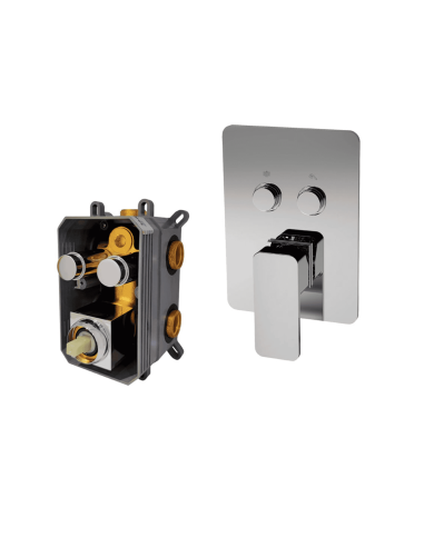 Mitigeur douche encastré 2 sorties Life - Cifial