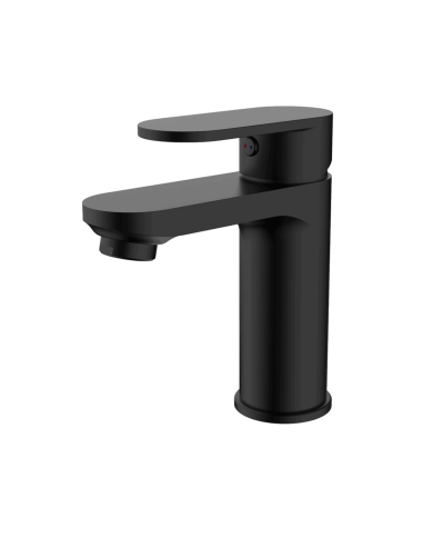 Mélangeur lavabo noir mat Cifial Easy, design moderne, levier unique, finition élégante