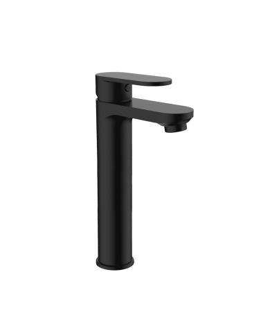 Mélangeur lavabo haut noir mat Cifial Easy, design élégant et minimaliste