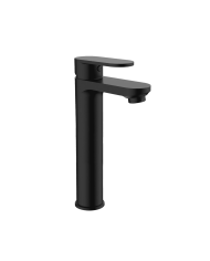 Mélangeur lavabo haut noir mat Cifial Easy, design élégant et minimaliste