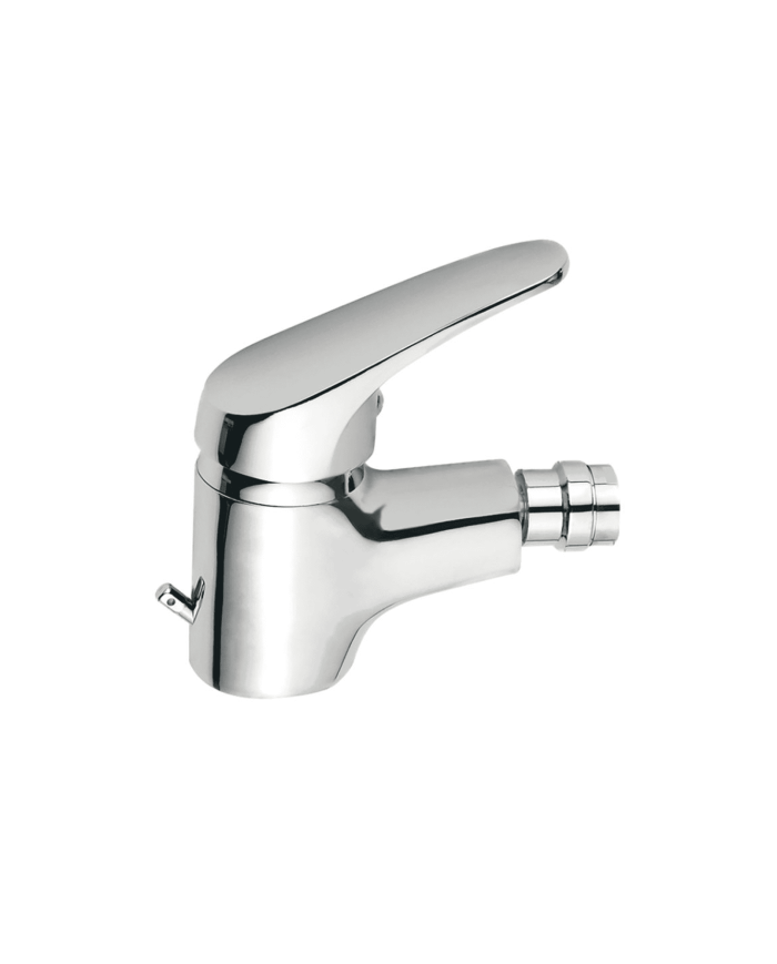 Mélangeur bidet Nova Golf Cifial en chrome brillant, design moderne et élégant.