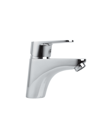 Mélangeur lavabo monocommande chromé Cifial, design moderne et élégant, bec orientable.