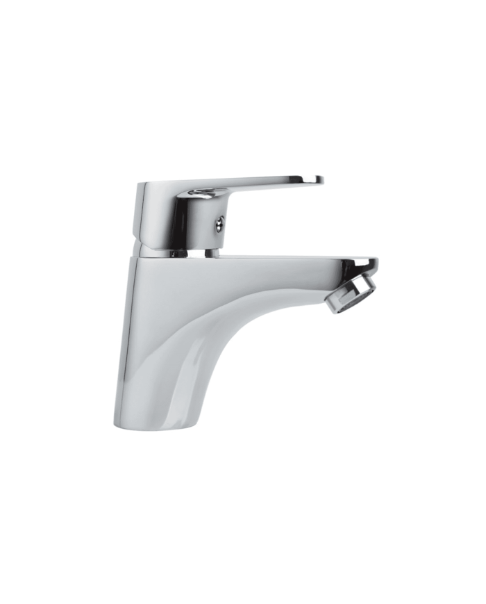 Mélangeur lavabo monocommande chromé Cifial, design moderne et élégant, bec orientable.