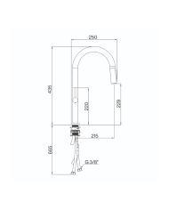 Mitigeur cuisine ST25 - Cifial