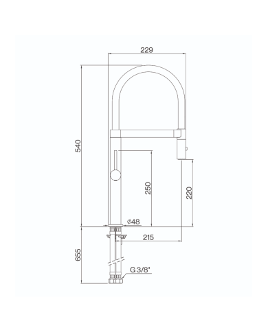 Mitigeur de cuisine ST25 - Cifial