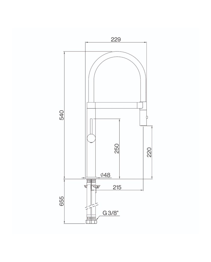 Mitigeur de cuisine ST25 - Cifial