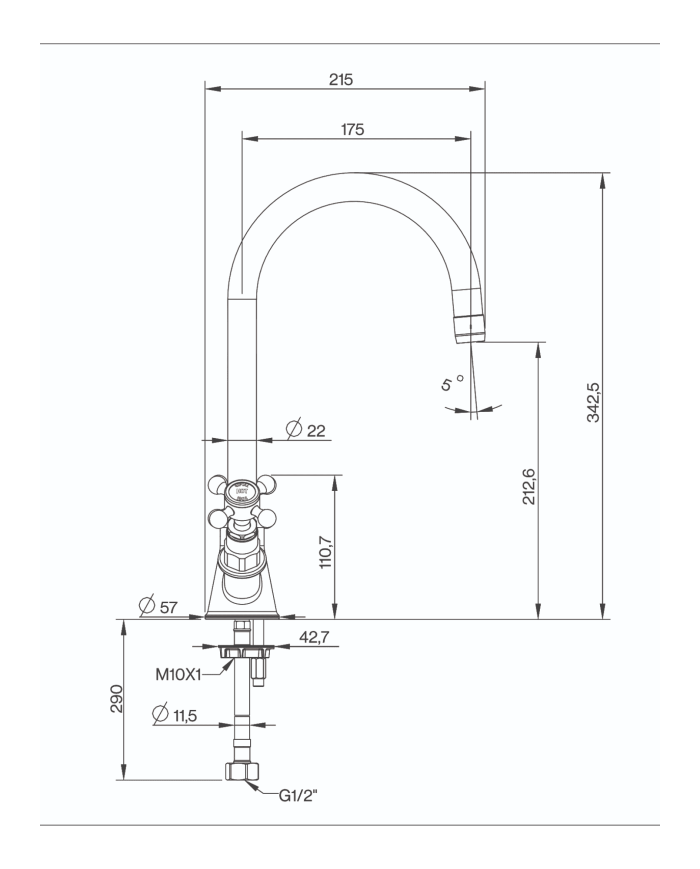 Robinet de cuisine Lamport - Cifial