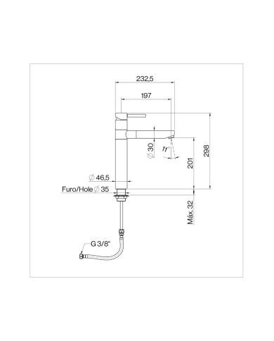 mélangeur cuisine cifial | Techno 465 avec douchette