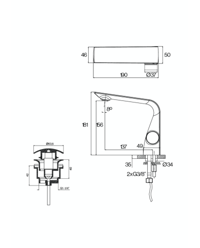 Mélangeur lavabo électronique Evolution - Cifial