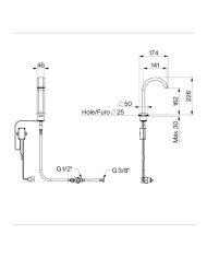 Mélangeur lavabo électronique M3 - Cifial