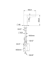 Mélangeur lavabo électronique City - Cifial
