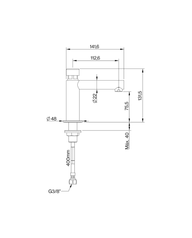 Mélangeur temporisé City - Cifial
