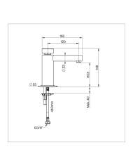 Mélangeur lavabo temporisé City - Cifial